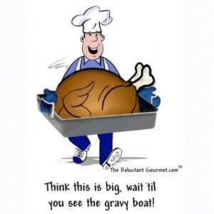 Cooking Cartoon Thanksgiving Turkey
