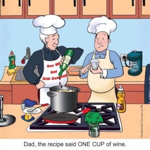 Cooking Cartoon about Cooking with my Dad