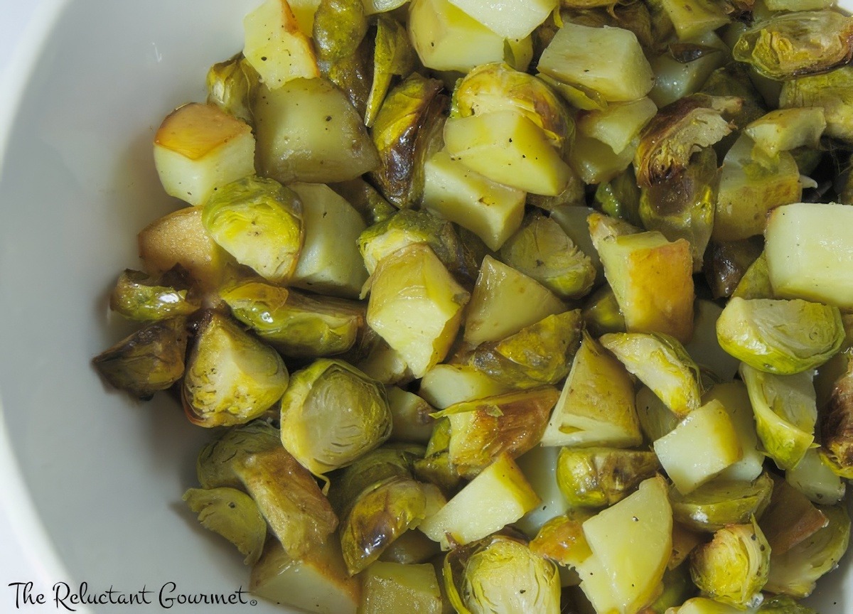 Roasted Potatoes and Brussels Sprouts Recipe