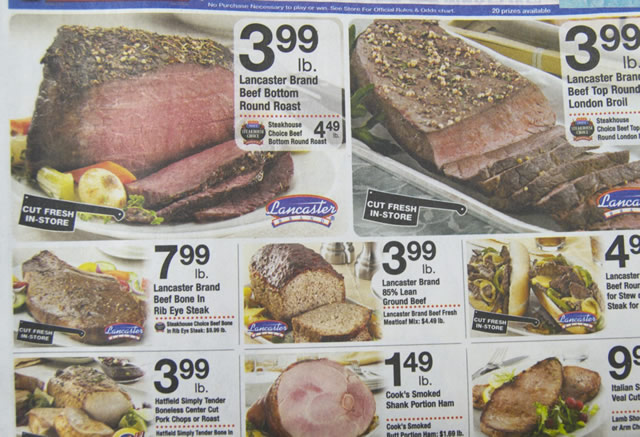 Supermarket Beef Coupon