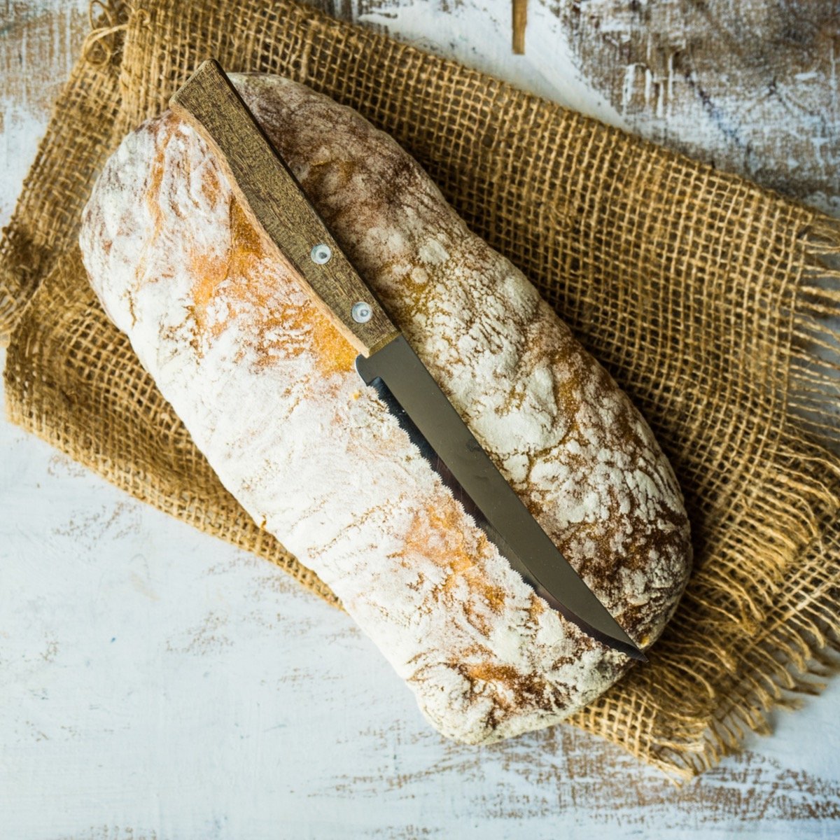 Loaf of Ciabatta Bread