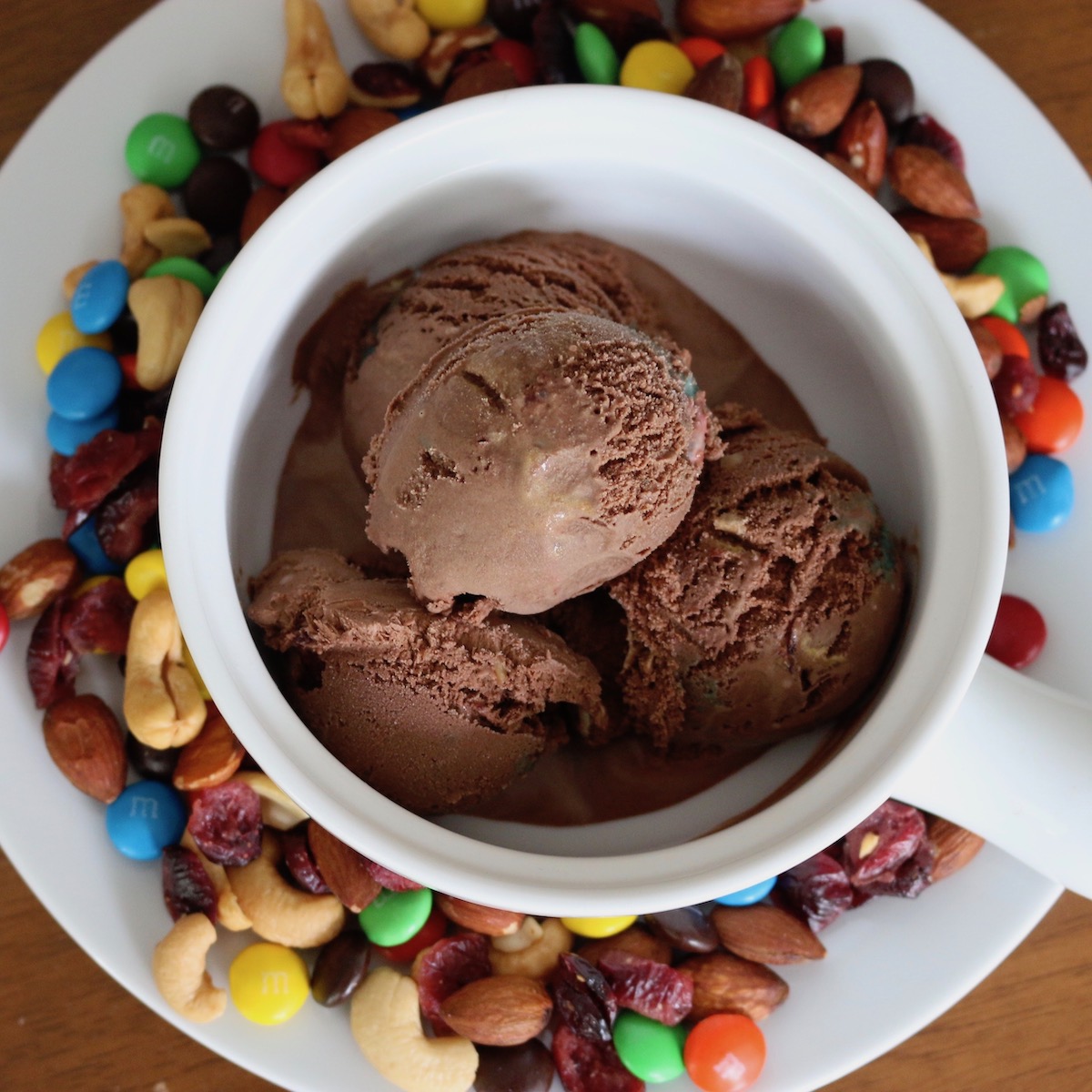 Chocolate Trail Mix Ice Cream Recipe