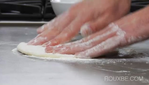 Shaping Pizza Dough