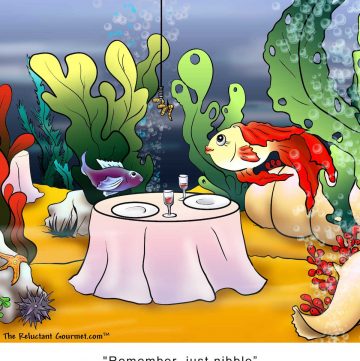 Dinning Fish Cartoon