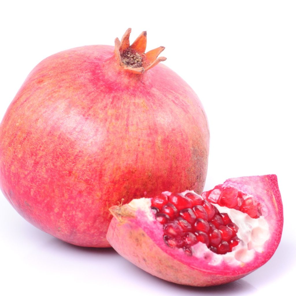 Pomegranates and their seeds