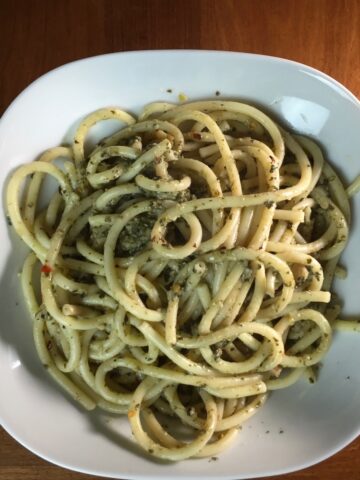 Spinach Walnut Pesto Sauce Recipe