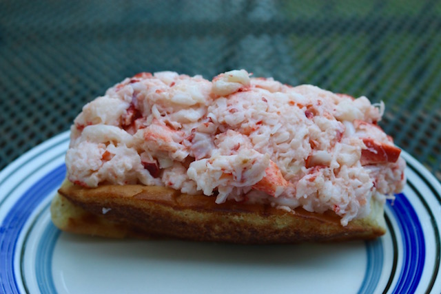 Lobster Roll in Raymond, Maine