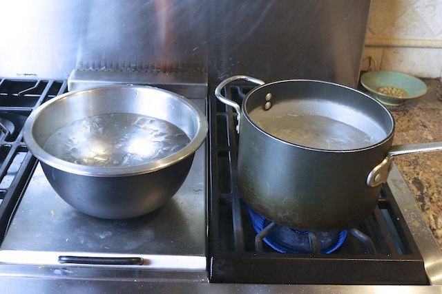 Hard Boiled Egg Set Up