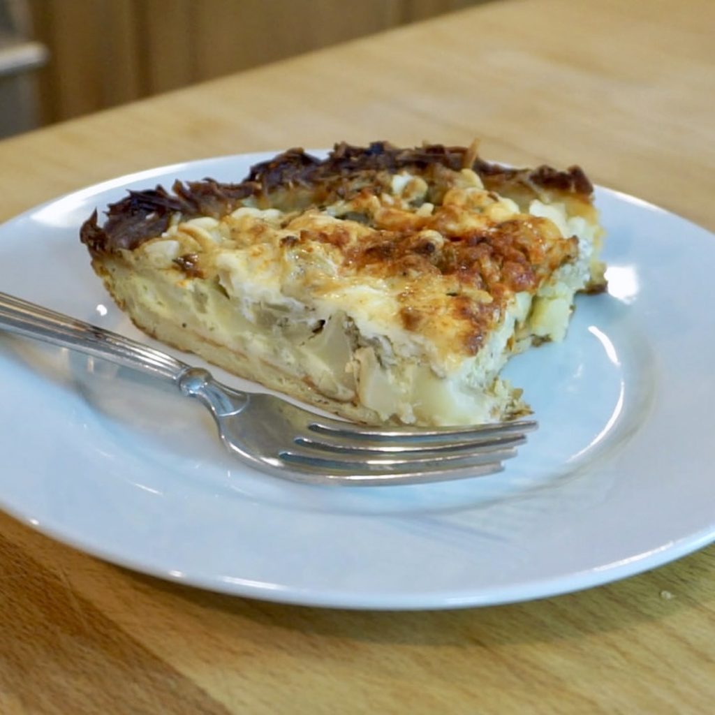 Cauliflower Cheese Pie Recipe