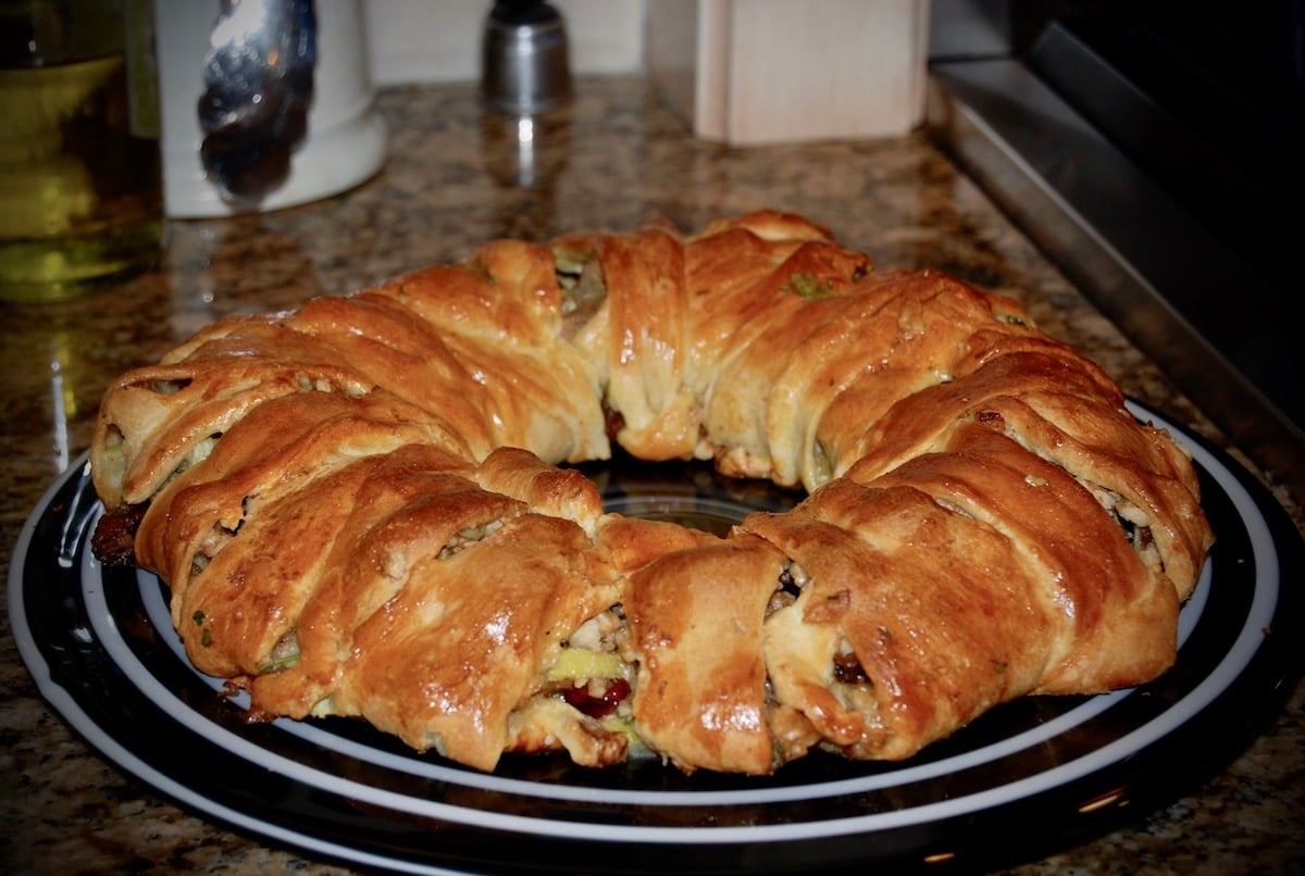 Turkey Cranberry Wreath Recipe