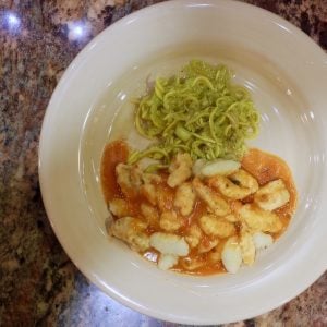 Potato Gnocchi and Veggetti Noodles