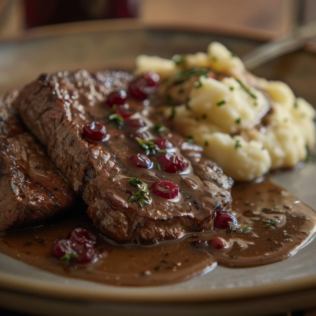 Brown Sauce with Red Currant Jelly and Tarragon Recipe