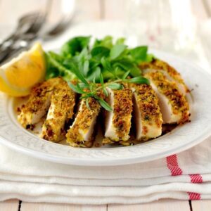 Nut Crusted Chicken Breasts