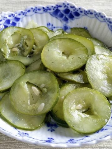 Danish Cucumber Salad Agurke Salad