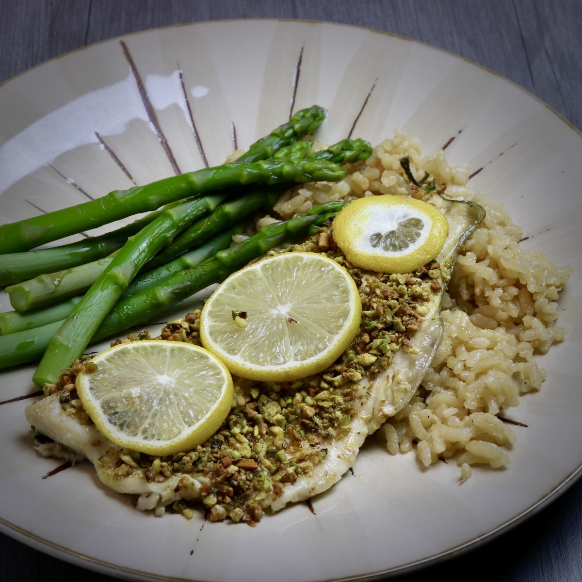 Roasted Pistachio Crusted Trout Recipe