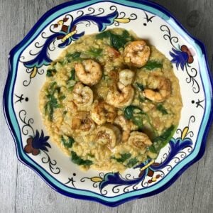 Spicy Shrimp and Red Lentils