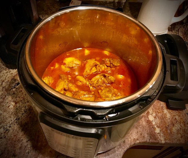 Instant Pot Chicken Curry in a Hurry