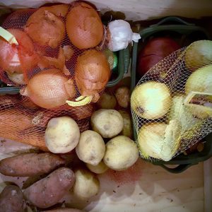 Storing Onions and Potatoes