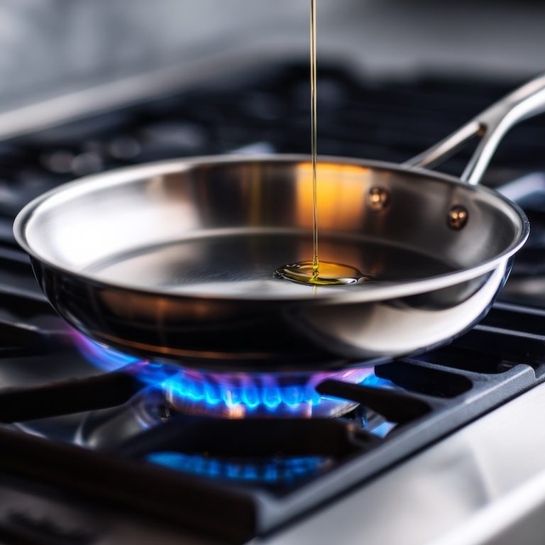 Adding Oil to Cold Pan