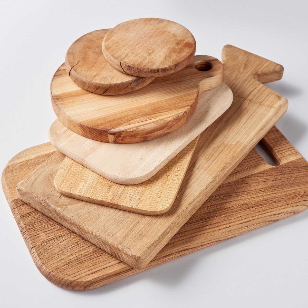 A Collection of Wooden Cutting Boards