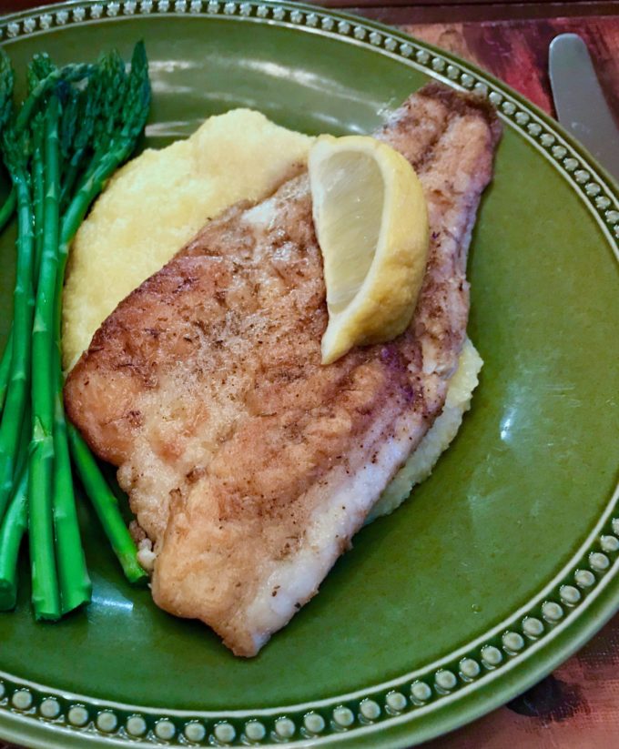 Pan Fried Branzino