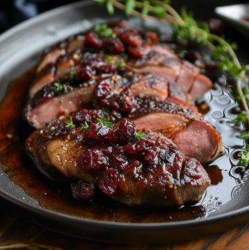 Dried Cherry Cognac Sauce Recipe