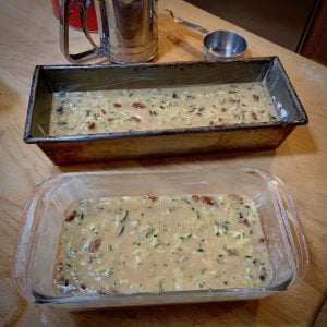 Zucchini Bread in Pans