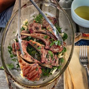 Grilled Lamb Lollipops Recipe