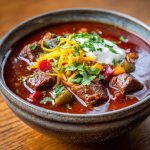Three Chiles Beef Chili Recipe