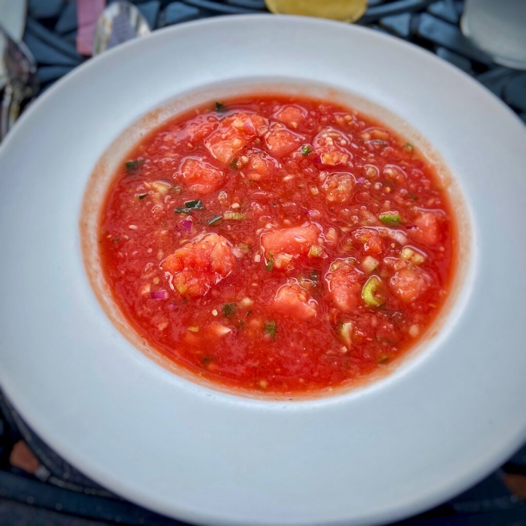 Watermelon Gazpacho Soup