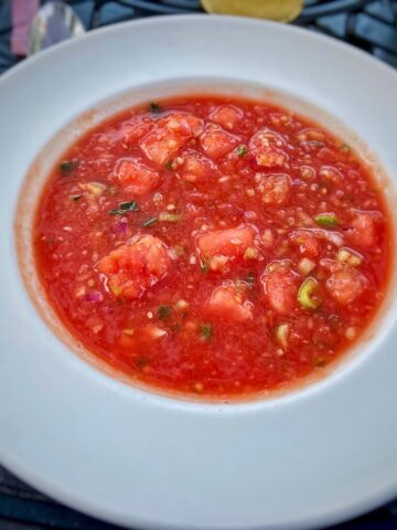 Watermelon Gazpacho Soup