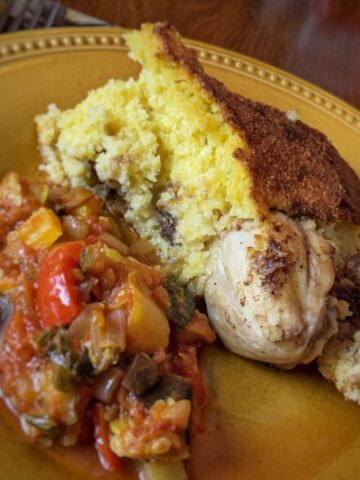 Chicken Baked in Cornbread Recipe