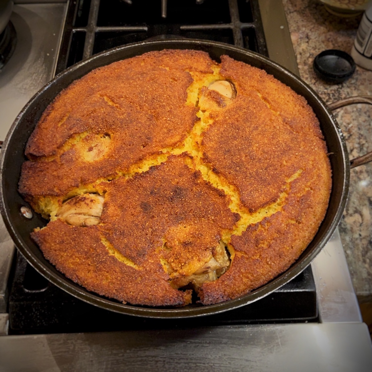 Baked Chicken in Cornbread Recipe