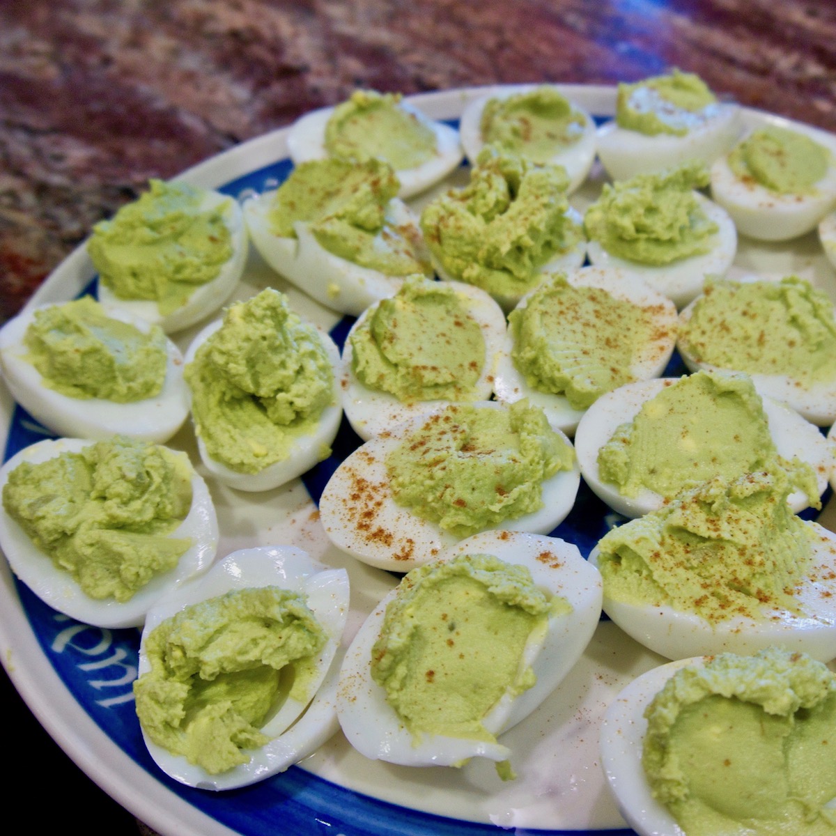 Guacamole Deviled Eggs Recipe