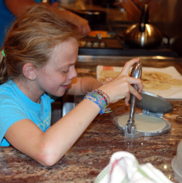 Maddie Pressing Tortilla