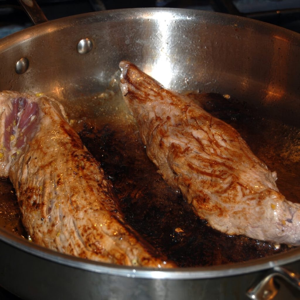 Searing Pork Tenderloin