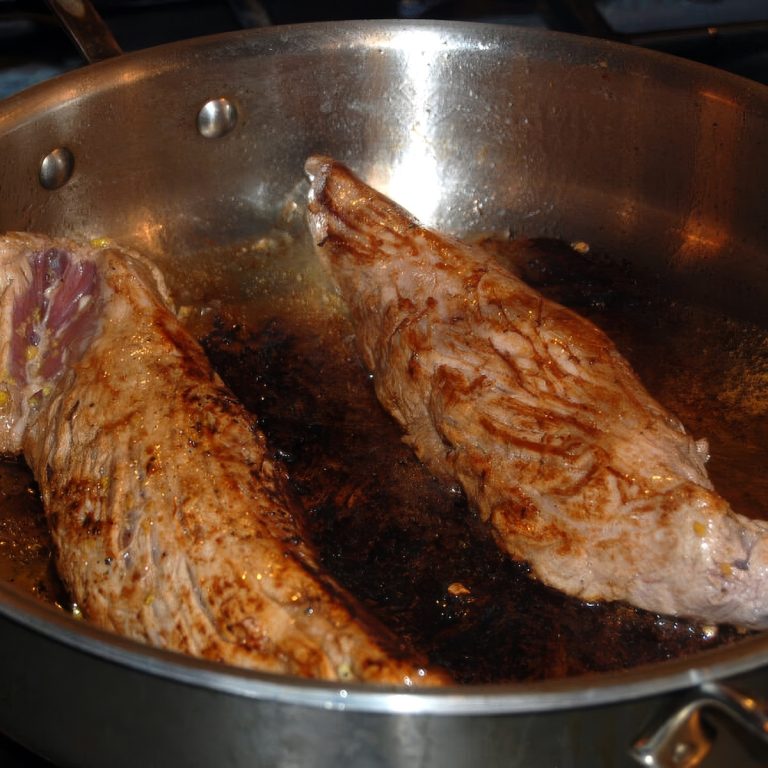 Searing Pork Tenderloin