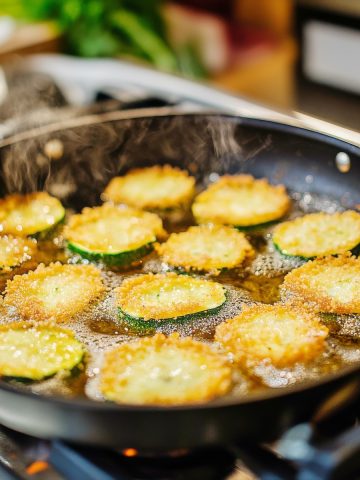 Breading and Frying Vegetables