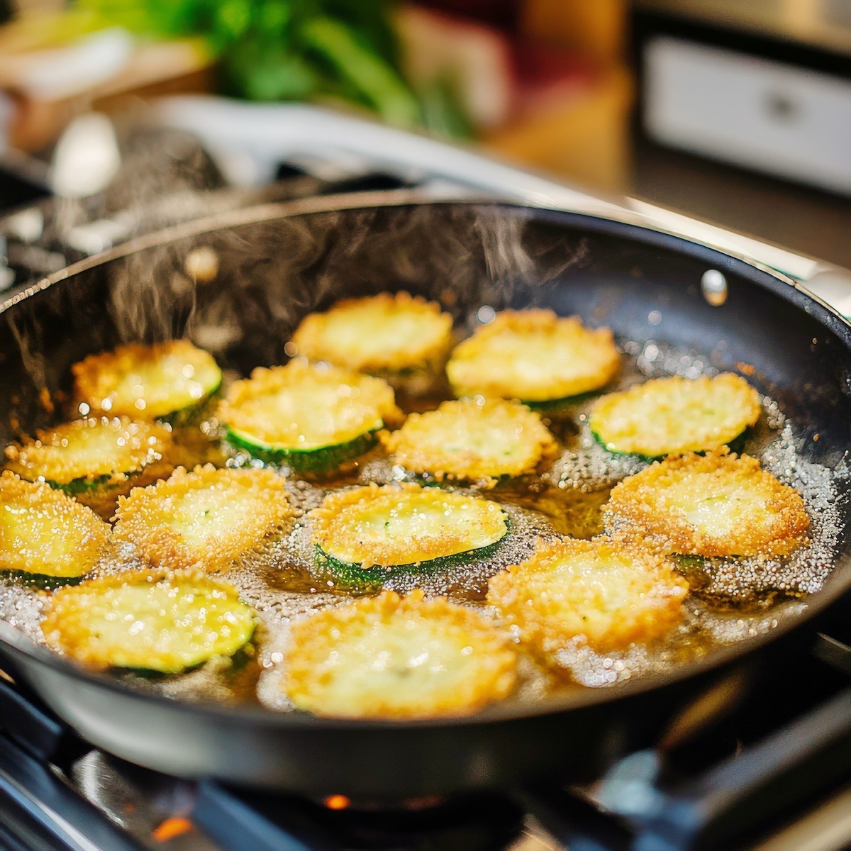 Breading and Frying Vegetables