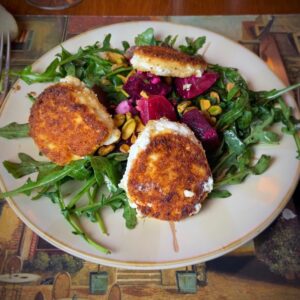 Arugula Salad with Goat Cheese