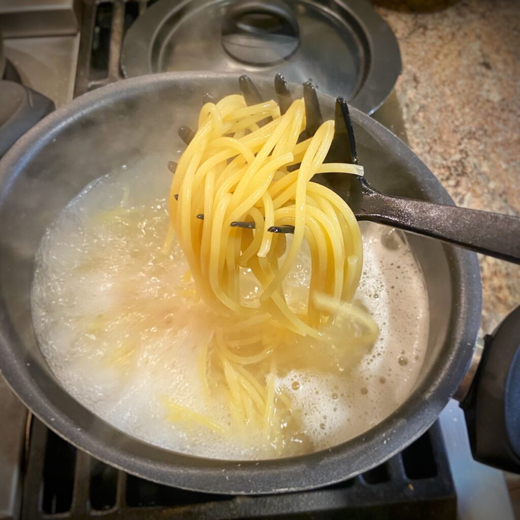 Pasta Cooking in Water