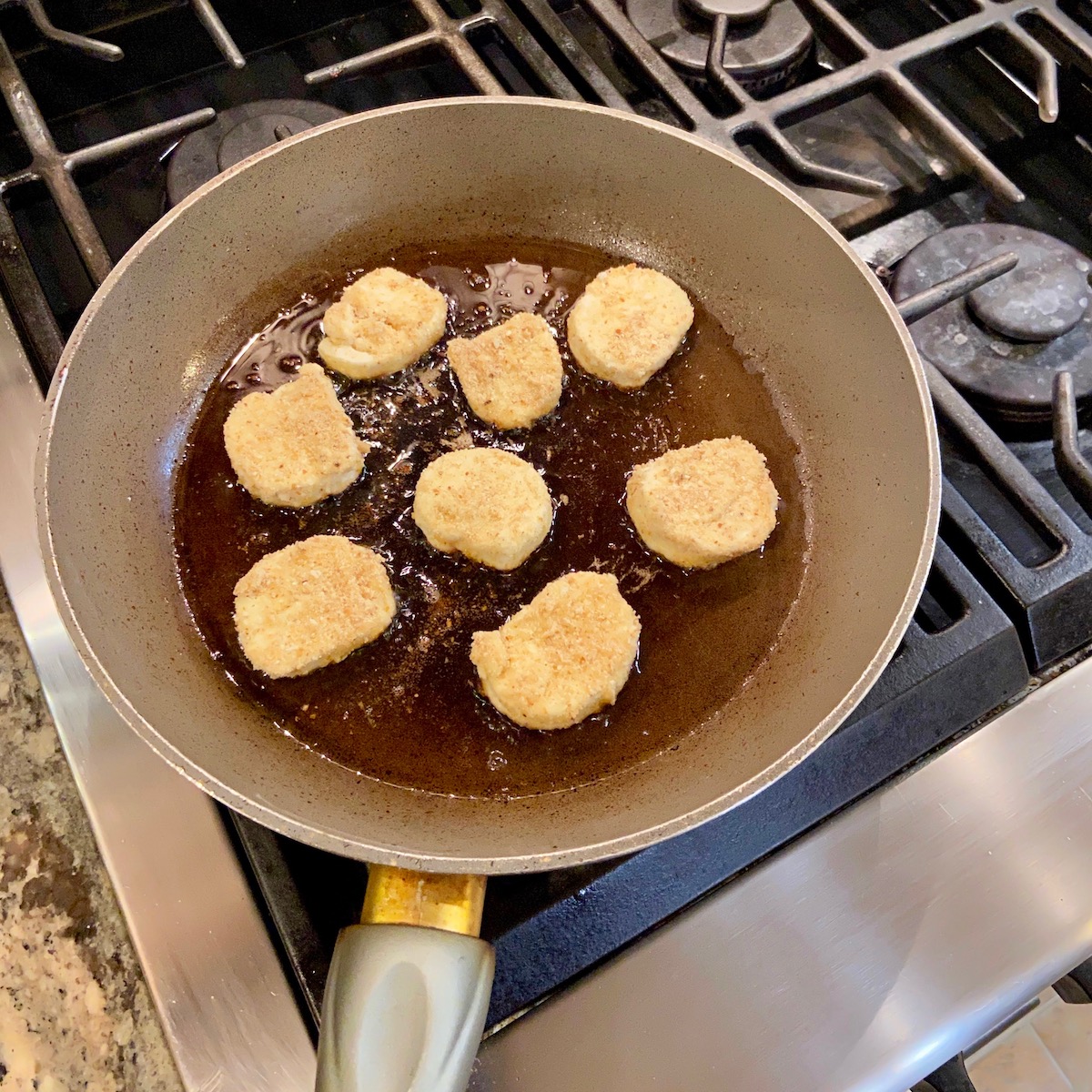 Pan Fried Goat Cheese