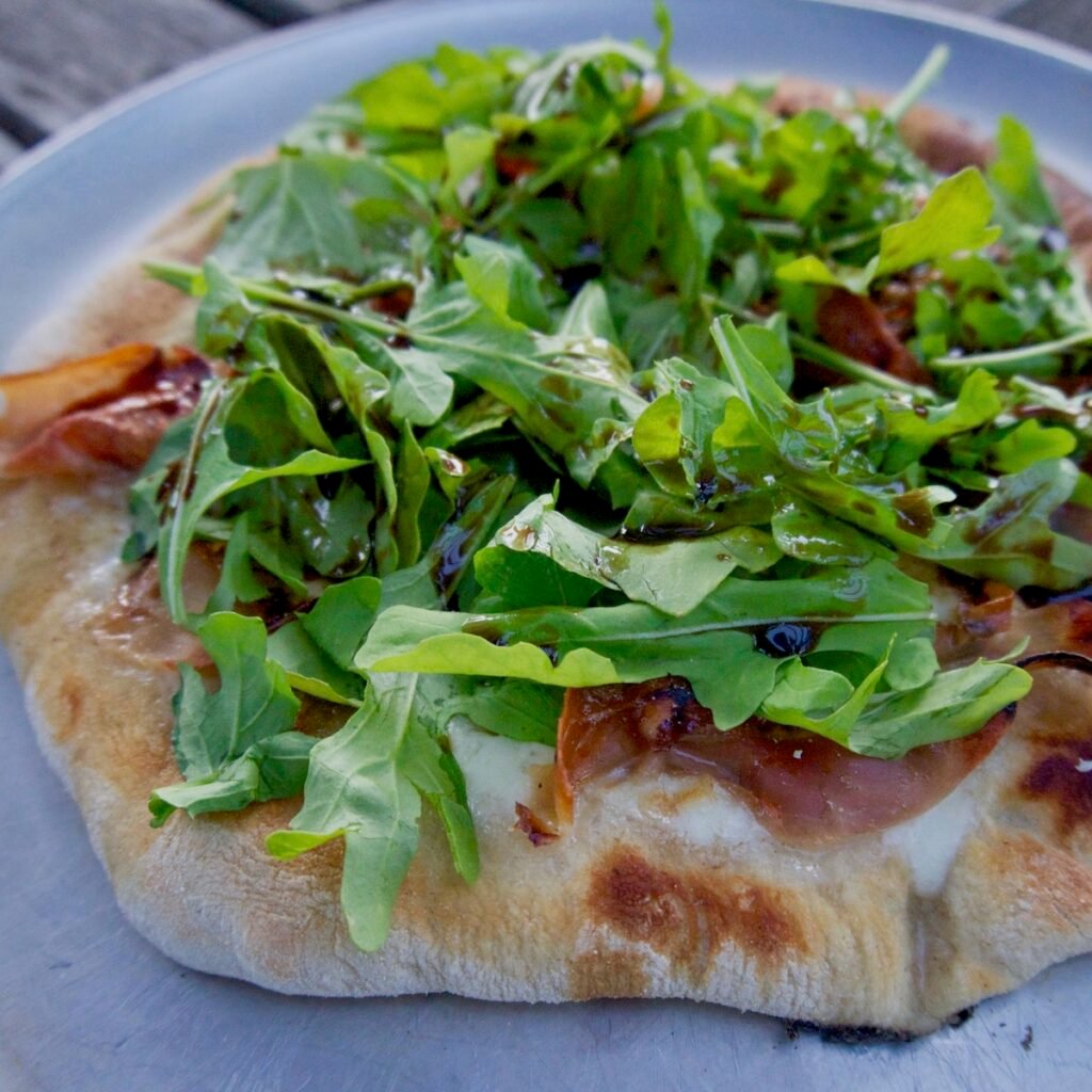 Prosciutto Arugula and Goat Cheese Pizza Recipe