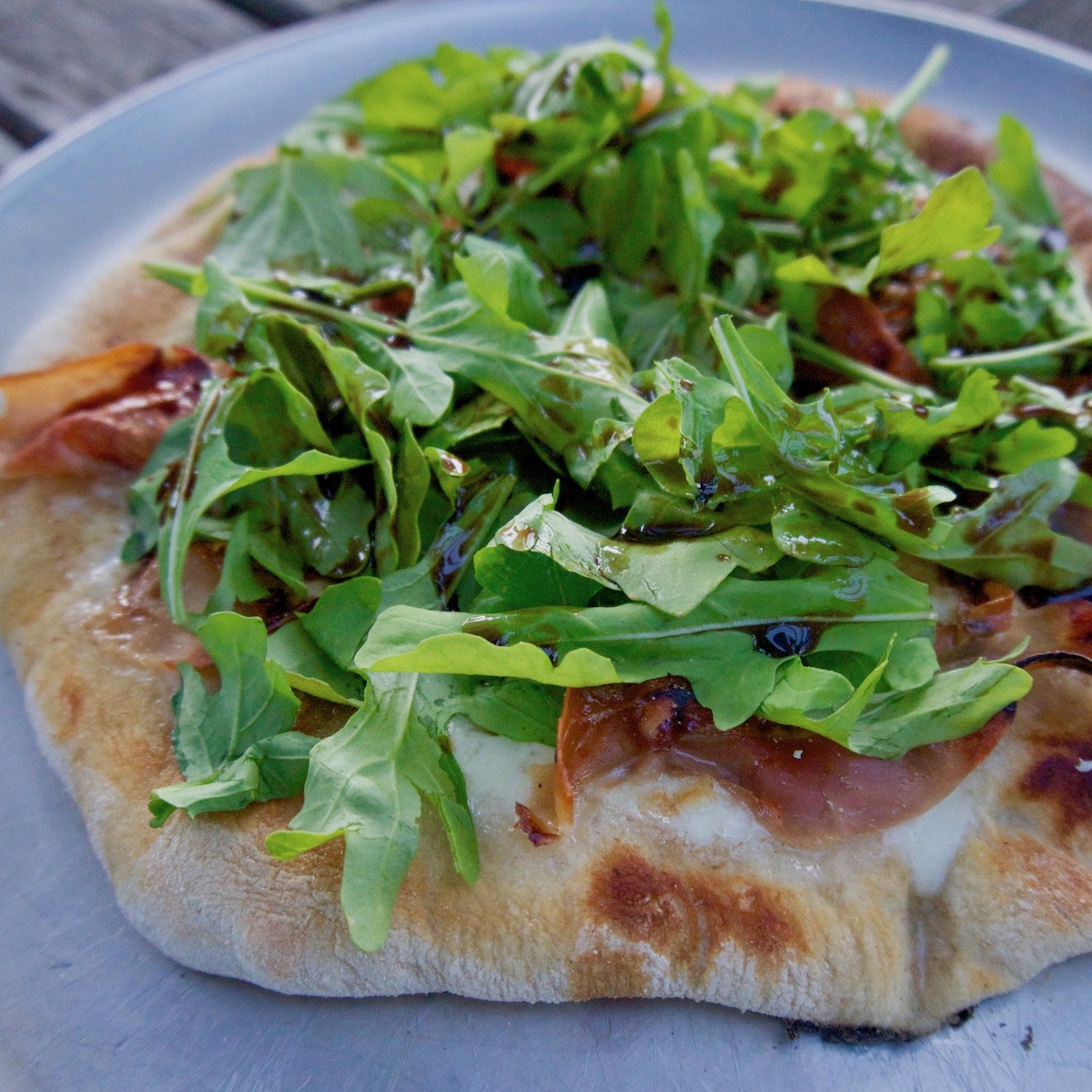 Prosciutto Arugula and Goat Cheese Pizza Recipe