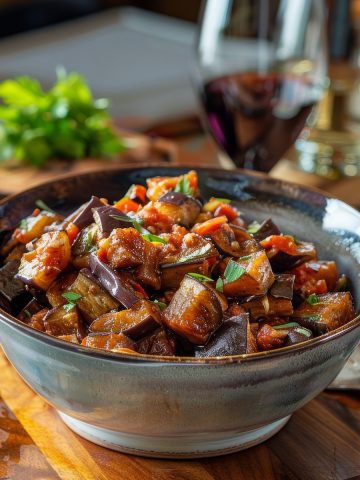 Grilled Eggplant Caponata Recipe