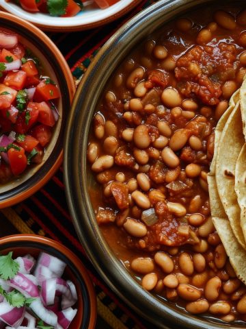 Tortilla Beans and Tomatoes Recipe