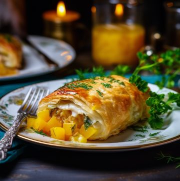 Sablefish in Mango Strudel Recipe