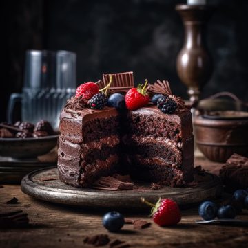 Chocolate Cake with Ganache