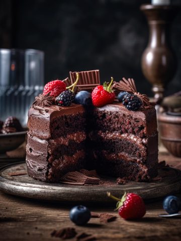 Chocolate Cake with Ganache