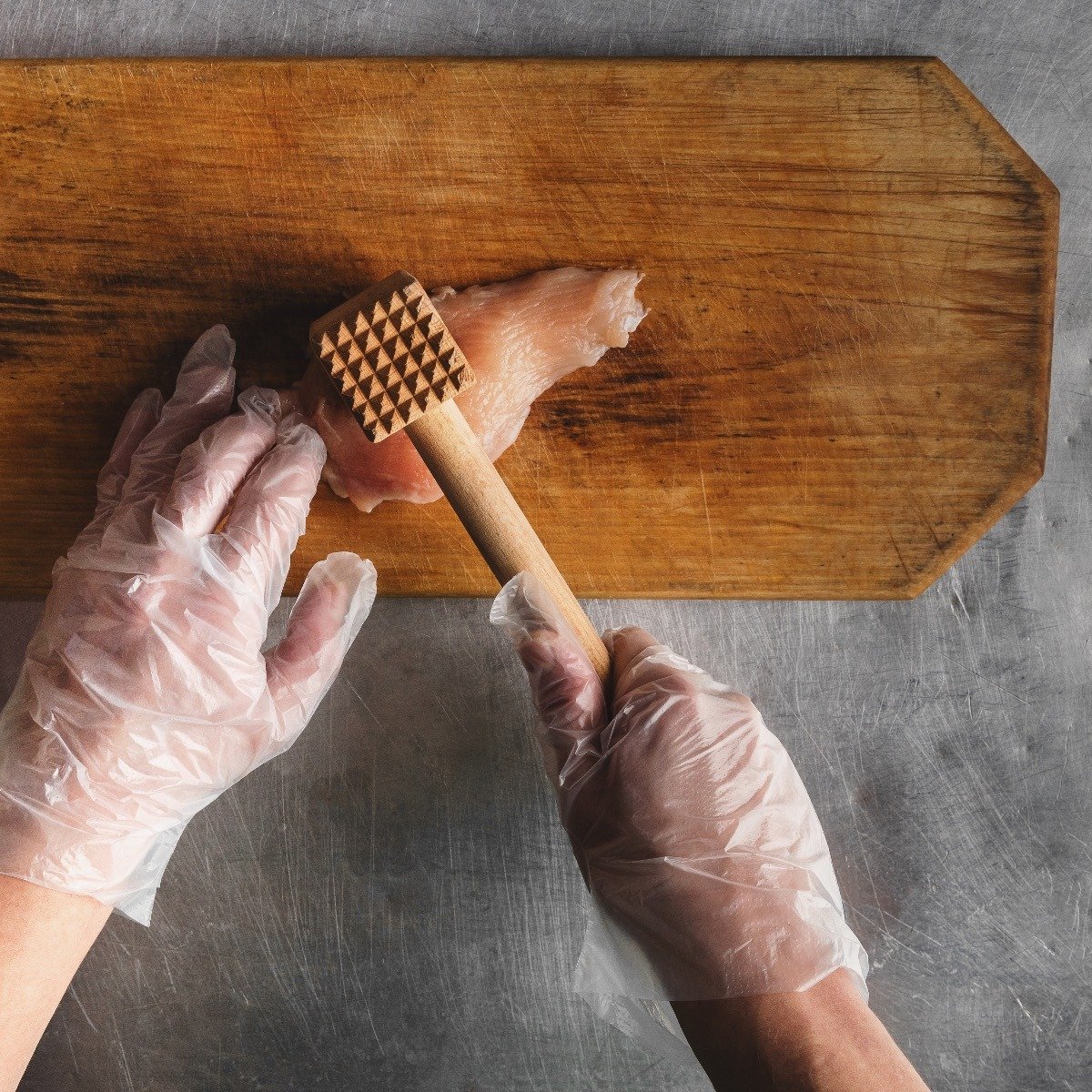 Pounding Chicken Breast